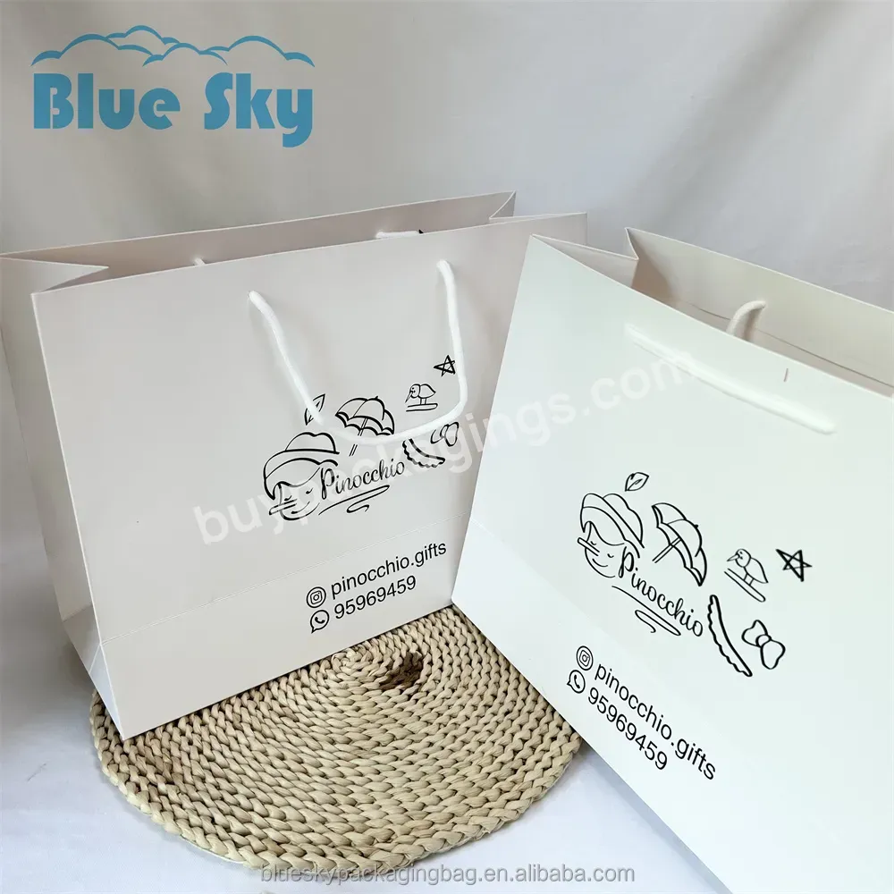 Eco-friendly Recyclable Sales First Paper Bags Custom Customer Gift Jewelry Bags Shopping Bags Reusable Logo Printing