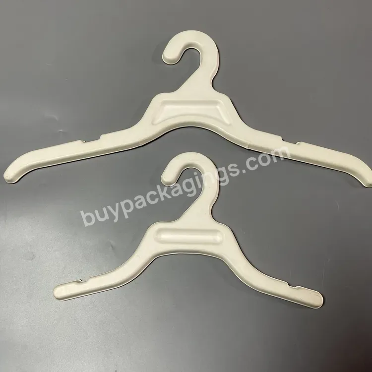 Eco Friendly Recyclable White Sugarcane B Paper Pulp Hard Cardboard Cloth Hanger - Buy Hanger Hooks,Shoe Paper Hooks,Tow Hook For Slipper.