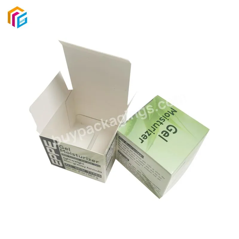 Eco Friendly Reusable Glossy Art Paper Custom Full Color Offset Printing Makeup Cosmetic Box