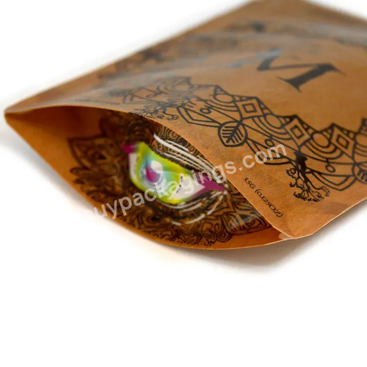 Eco Friendly Reusable Zipper Stand Up Plastic Nuts Packaging Pouch Peanut Packing Snack Bag Smell Proof Bag