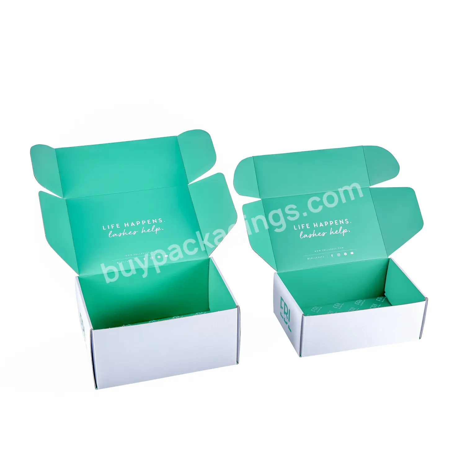 Eco-friendly Shipping Box Logo Luxury Corrugated Oem Corrugated Folding Kraft Paper Packaging Mailer Box