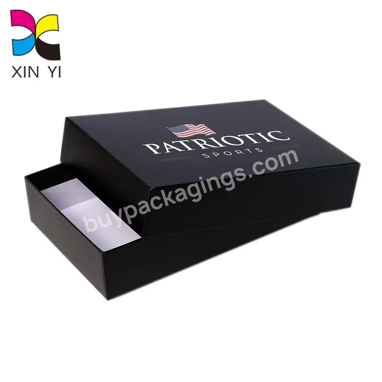 Eco-friendly Shoe Box Packaging Shipping Boxes Black Mailing Box