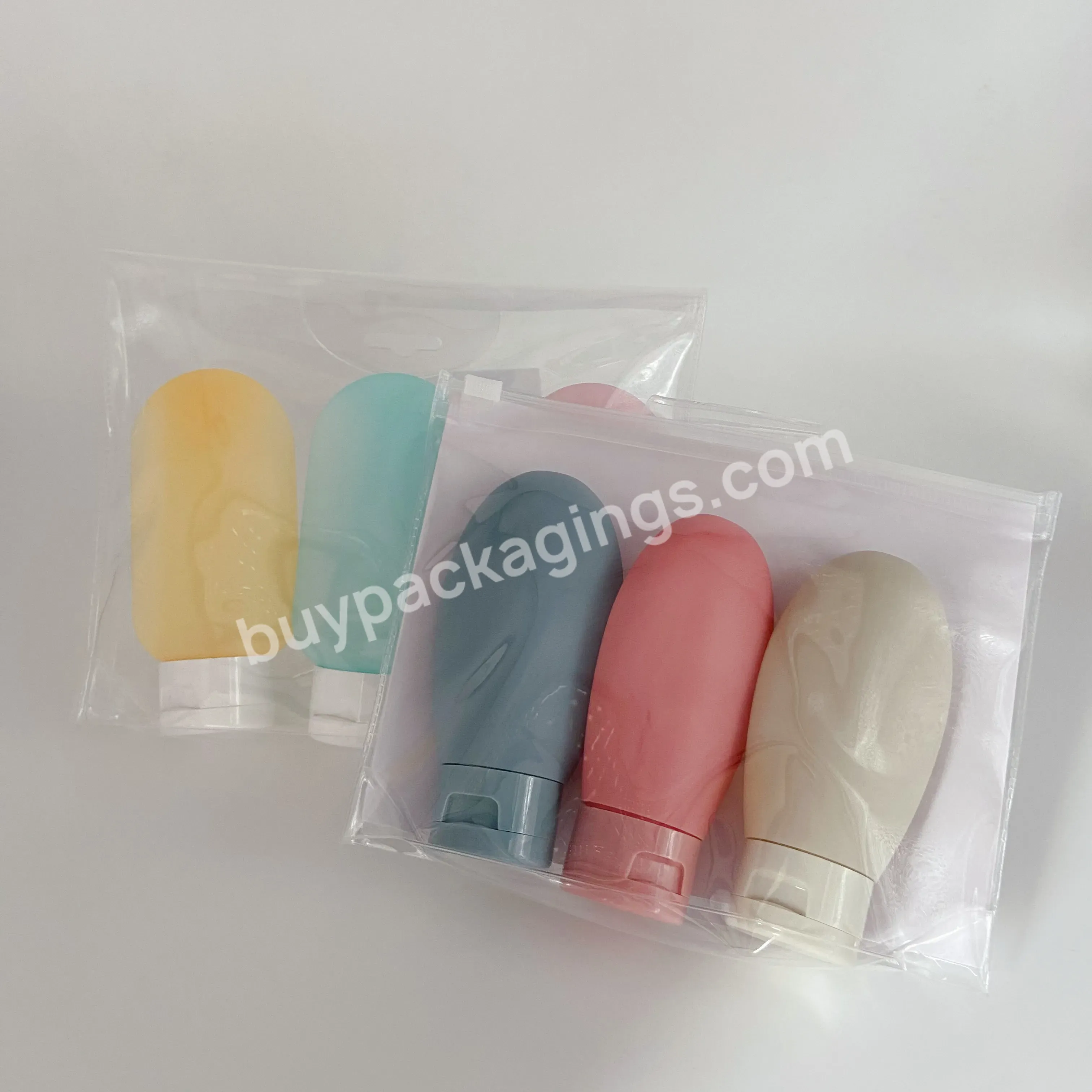 Eco Friendly Silicone Portable Travel Size Toiletry Bottles Empty Cute Silicone Liquid Travel Bottle Set Luxury