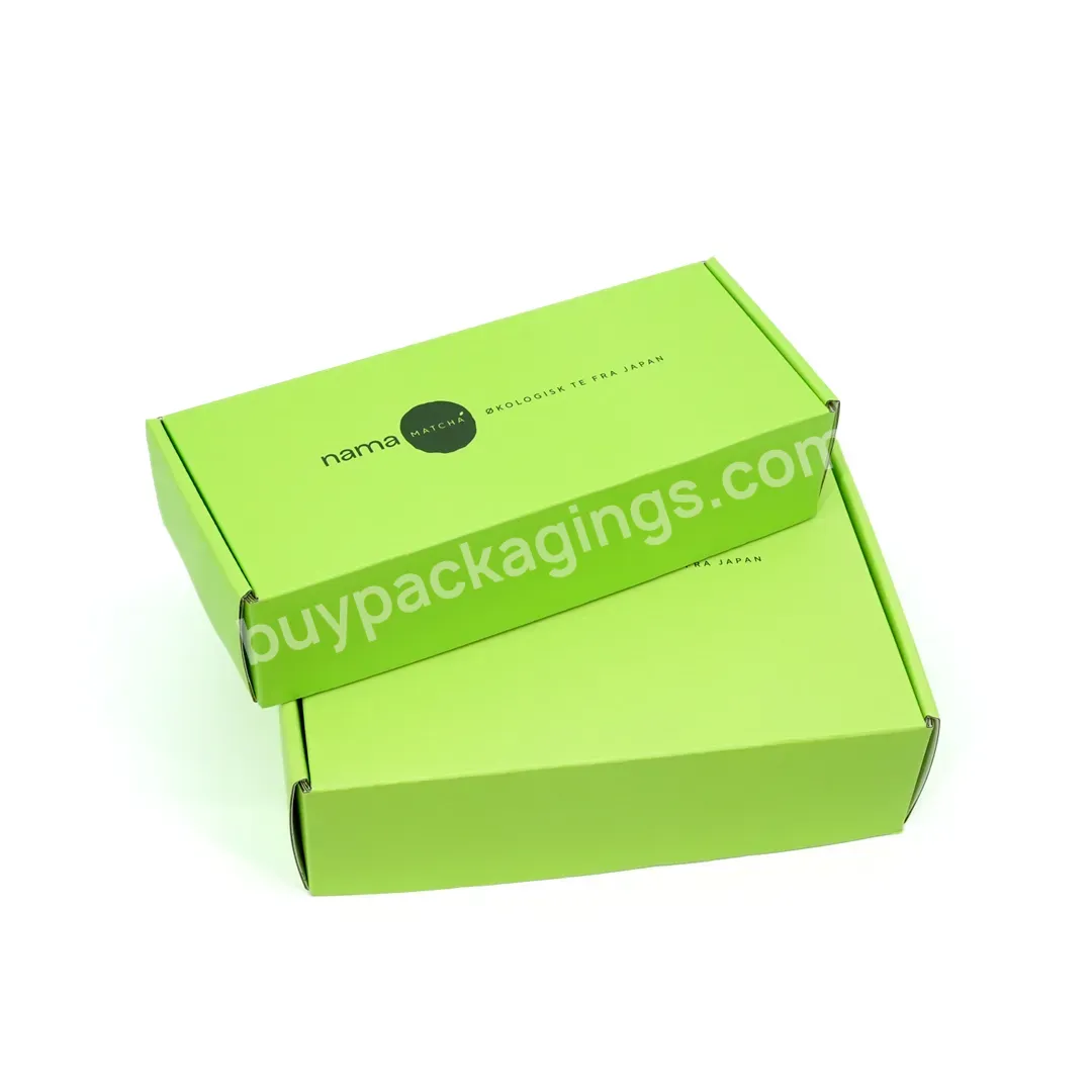 Eco Friendly Skincare / Beauty Packing Mailer Corrugated Paper Custom Logo Printed Gift Packaging Box