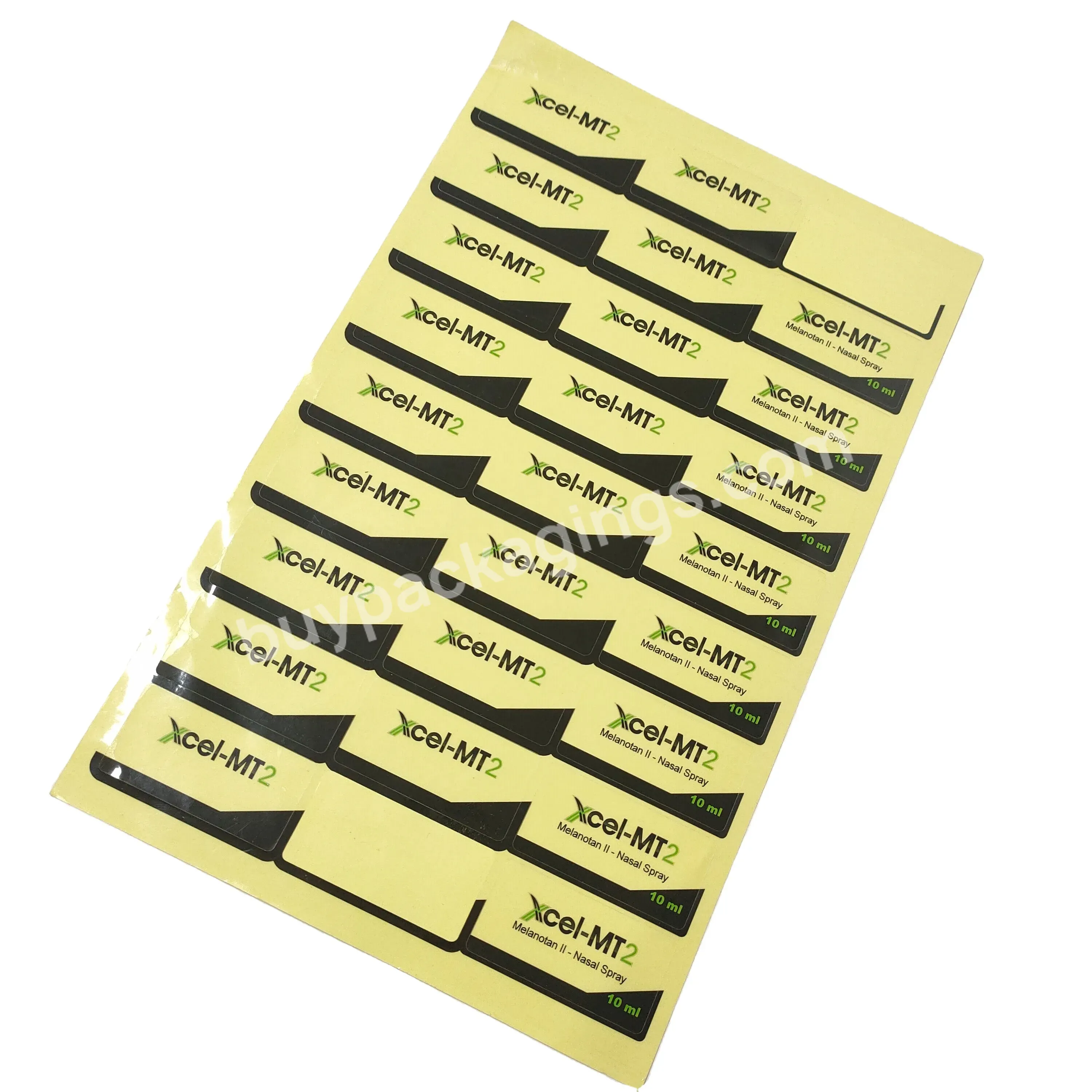 Eco Friendly Sticker Customized Printing Outdoor Waterproof For Business Gift