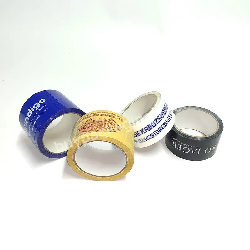 Eco Friendly Strong Adhesive Custom Logo And Color Printed Shipping Water Activated Tape