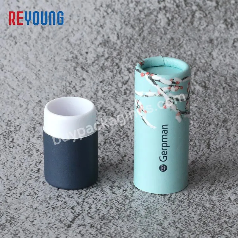 Eco Friendly Twist Lip balm Push Packing Lipstick Cosmetic Round Sure Deodorant Push Stick Packaging Paper Tube For Cosmetics