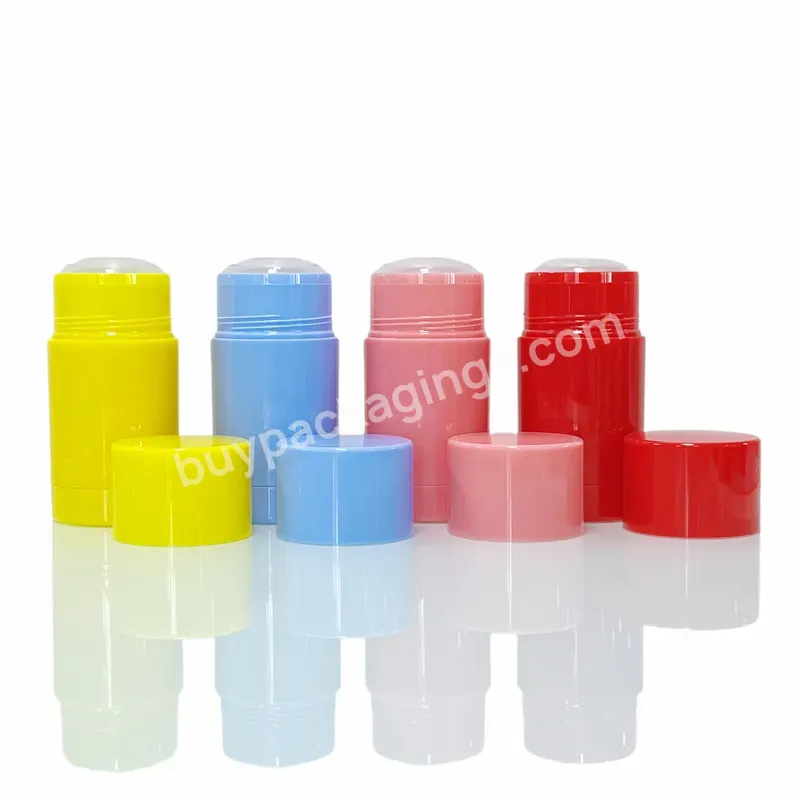 Eco Friendly Twist Up Tube For Solid Stick/empty Round Fragrance Container Push Up Deodorant Containers Deo Stick 15g