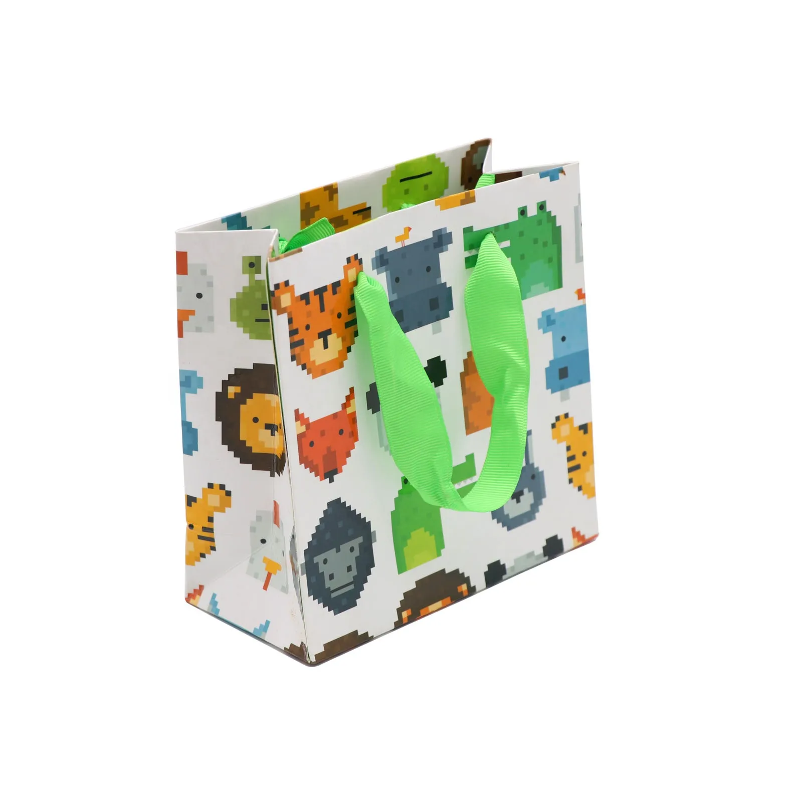 Eco friendly unique kids party favor bags with handles luxury gift bag for jewelry customised mini paper bags