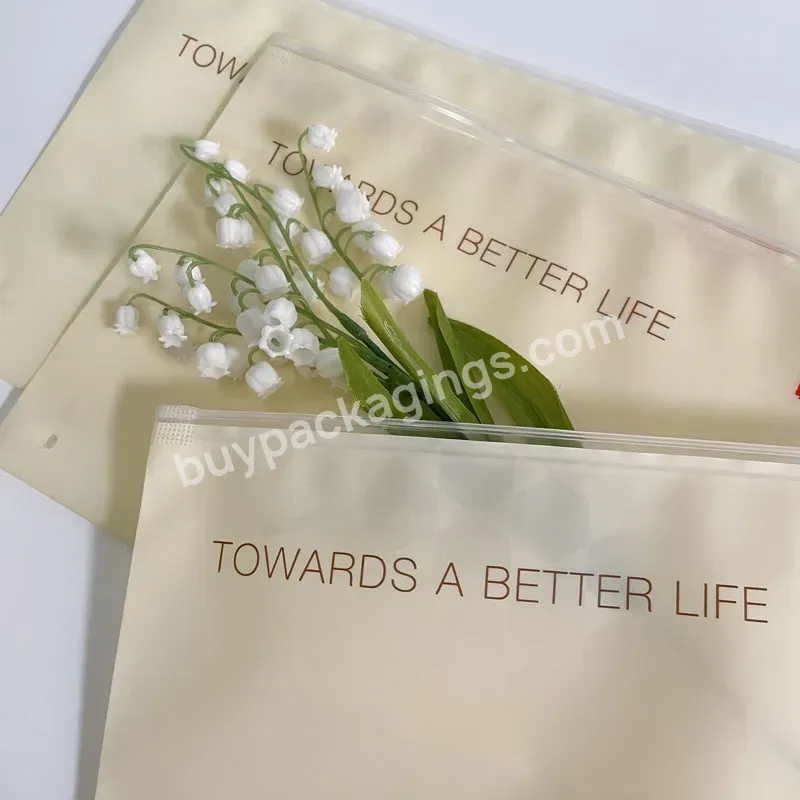 Eco Friendly Zipper Clothes Packaging Plastic Ziplock Bag Pe Zip Lock Packaging Bag With Your Logo