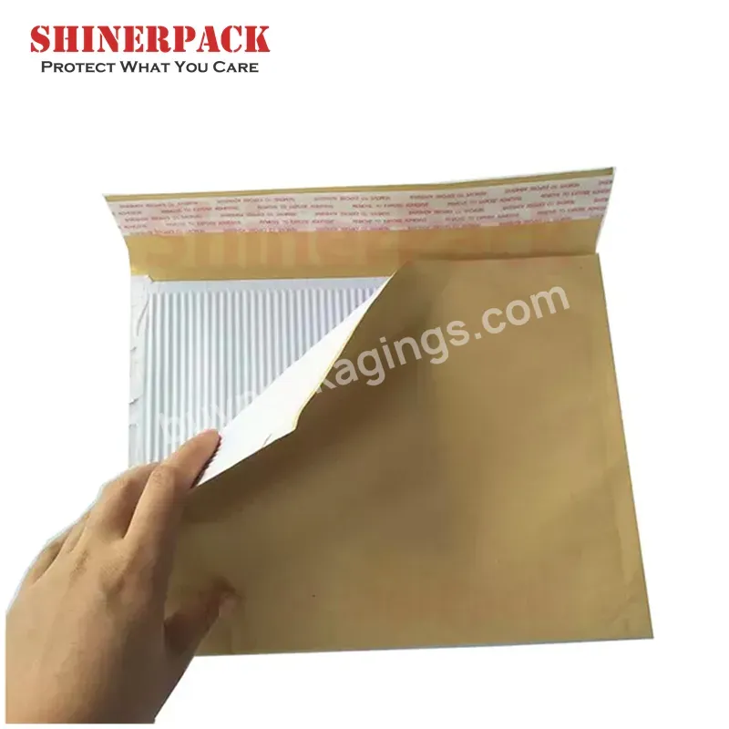 Eco Honeycomb Corrugated Air Poly Mailer Kraft Biodegradable Paper Cushion Padded Paper Envelope