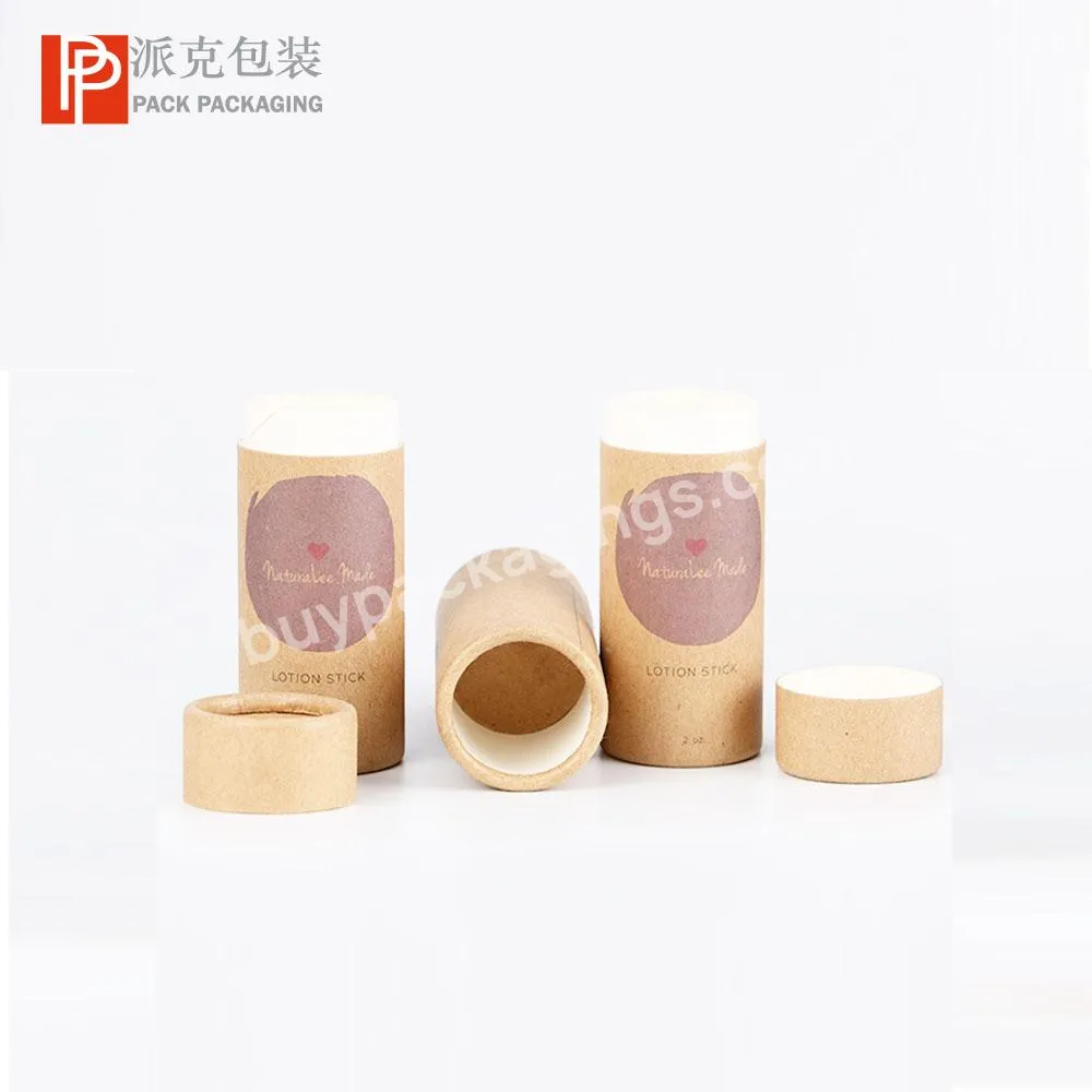 Eco mini lip balm bamboo tube empty lip stick container for solid perfume deodorant