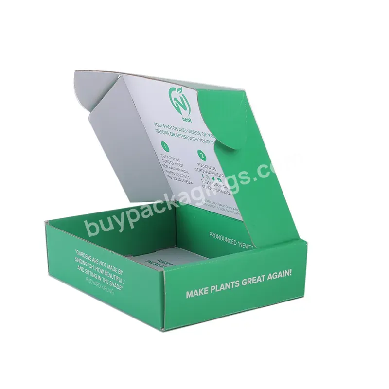 Eco Skincare / Beauty Packing Mailer Corrugated Paper Custom Logo Printed Gift Packaging Box