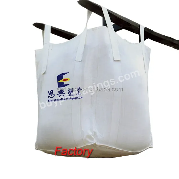 Ed Factory Price 1 Ton 1000kg Fibc Big Bags Jumbo Sacks For Concrete Cement Sand