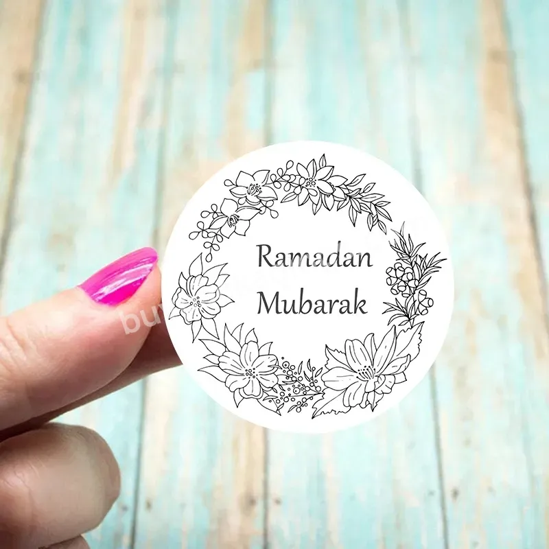 Eid Mubardecor Stickers Ramadan Mubarak Decoration Islam Muslim Festival Favor Gifts Labels Hajj Ramadan Kareem