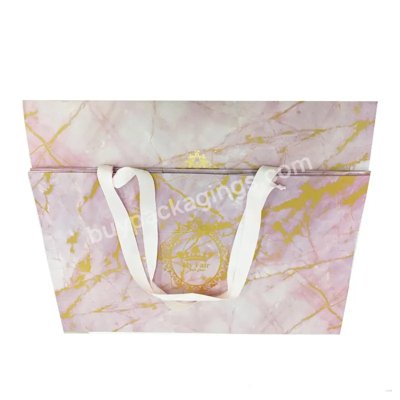 eid mubarik nut custom gift bags logo printing rope tote shopping bags