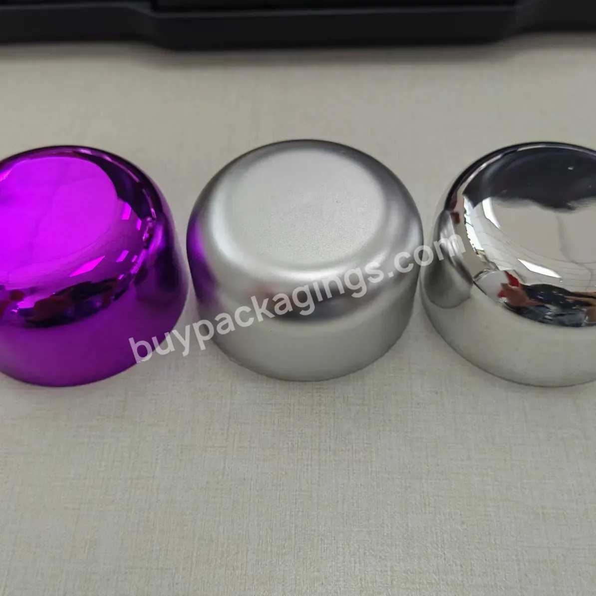 Electroplate Matte Or Glossy Customized Color Pp Pe Abs Child Resistant Cap For Glass Jar