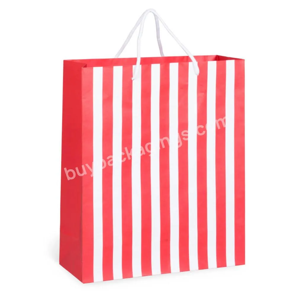 Elegant paper gift bag matte finish 230gsm art card paper OEM gift bag