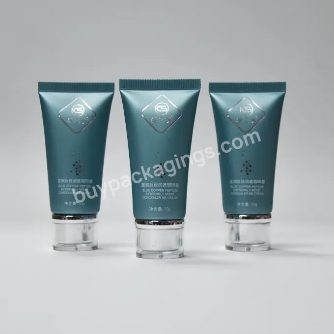 Em Wholesale Private Label With Logo Soft Plastic Tubes Screw Plastic Hot Stamping Cosmetic Tube Packaging