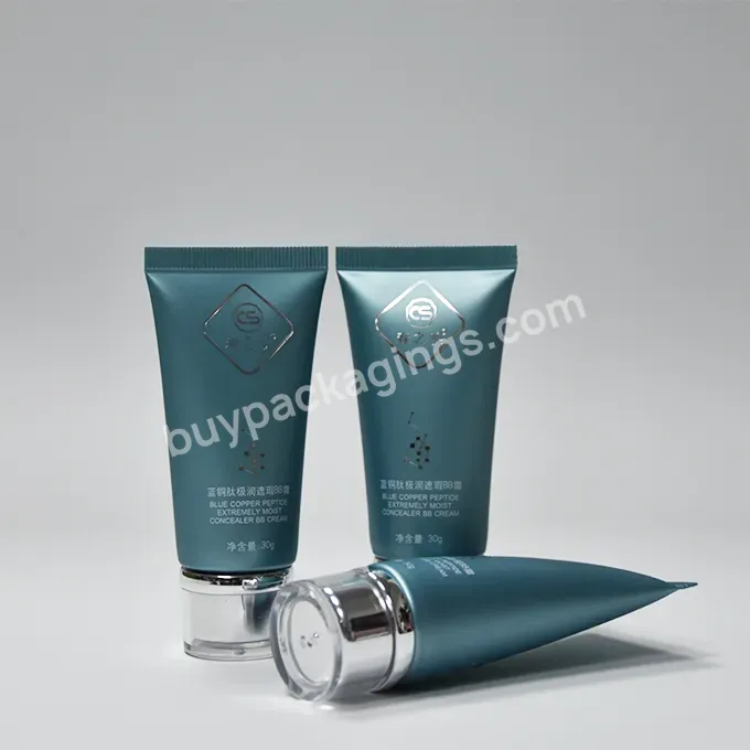 Em Wholesale Private Label With Logo Soft Plastic Tubes Screw Plastic Hot Stamping Cosmetic Tube Packaging