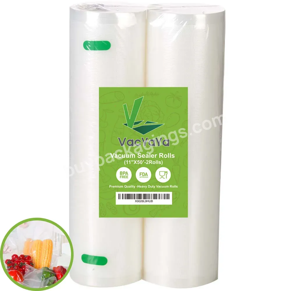 Embossed Design Heavy Duty Vacuum Sealer Bags For Food Saver