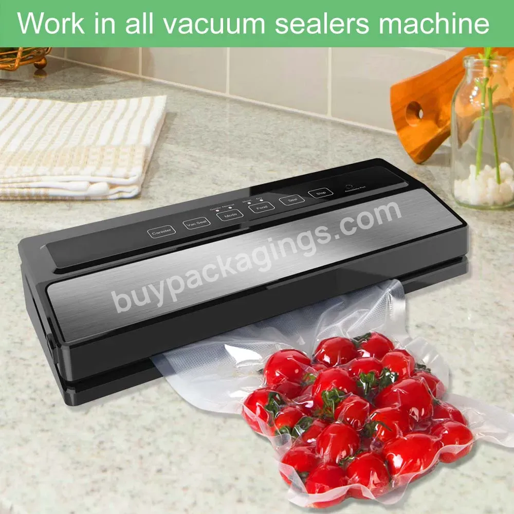 Embossed Design Heavy Duty Vacuum Sealer Bags For Food Saver