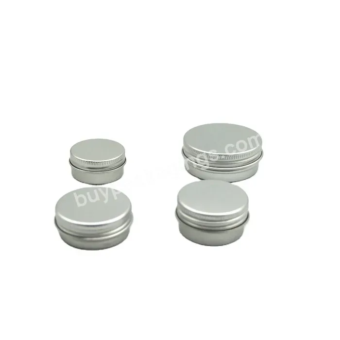 Embossed Logo On Candle Jar With Lids Lip Balm Tins 10ml Metal Tins Large Storage Fast Delivery Aluminum Jar