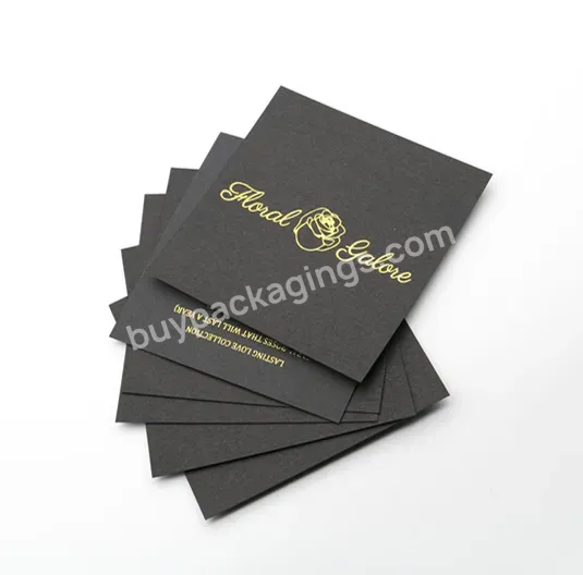 Embossig Die Cut 250gsm Paper Card Fancy Design Post Card Customized Logo Printed Thank You Card