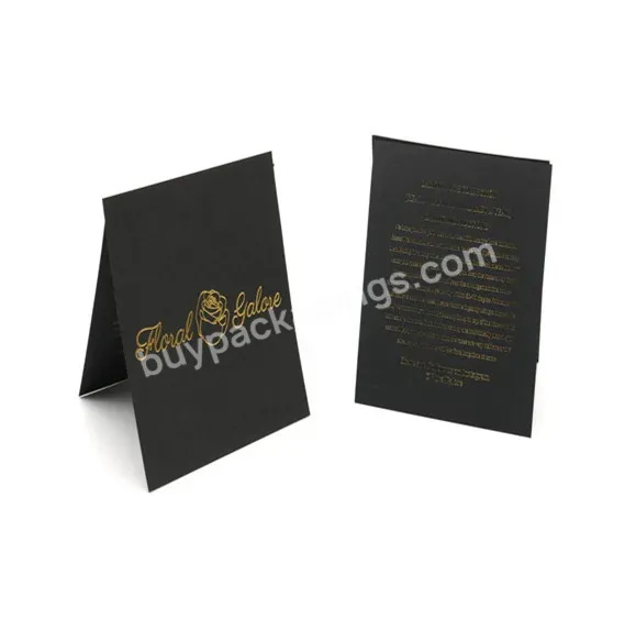 Embossig Die Cut 250gsm Paper Card Fancy Design Post Card Customized Logo Printed Thank You Card