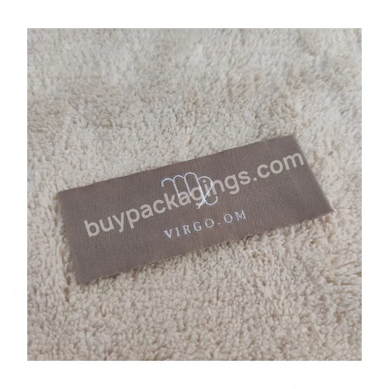 Embroidered Brand Name Fabric Garment Decoration Washable Woven Label