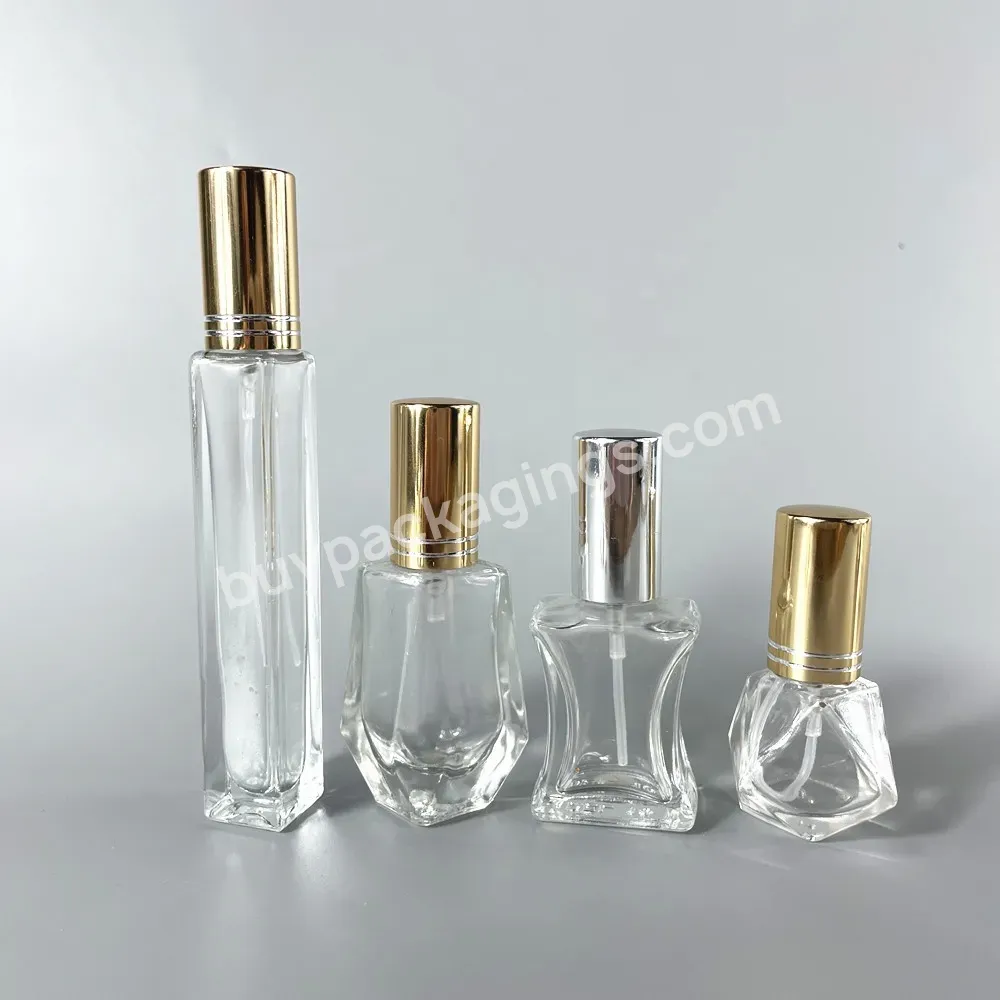 Empty 10ml 20ml Clear Mini Atomizer Mist Vial Sample Spray Glass Perfume Bottle