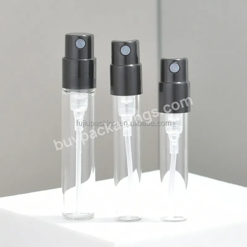 Empty 1.5ml 2ml 2.5ml Clear Mini Atomizer Mist Vial Sample Spray Glass Perfume Bottle