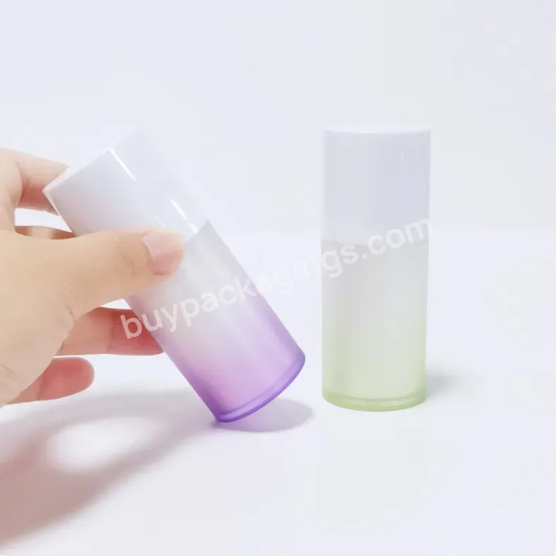 Empty 15ml 30ml 50ml Plastic Airless Pump Bottles For Skin Care Cream Lotion Cosmetics Packing