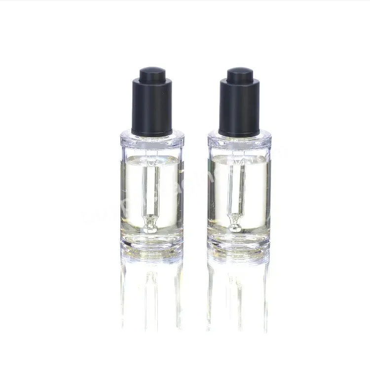 Empty 15ml Thick Wall Petg Plastic Bottle With Dropper Luxury Cosmetic Oil Bottle Wholesaler