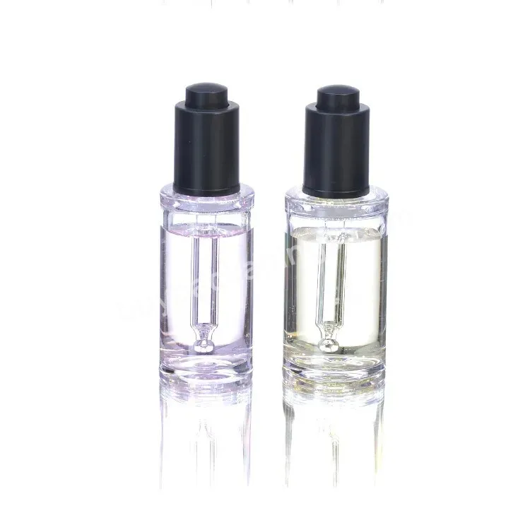 Empty 15ml Thick Wall Petg Plastic Bottle With Dropper Luxury Mini Cosmetic Oil Bottle Wholesaler