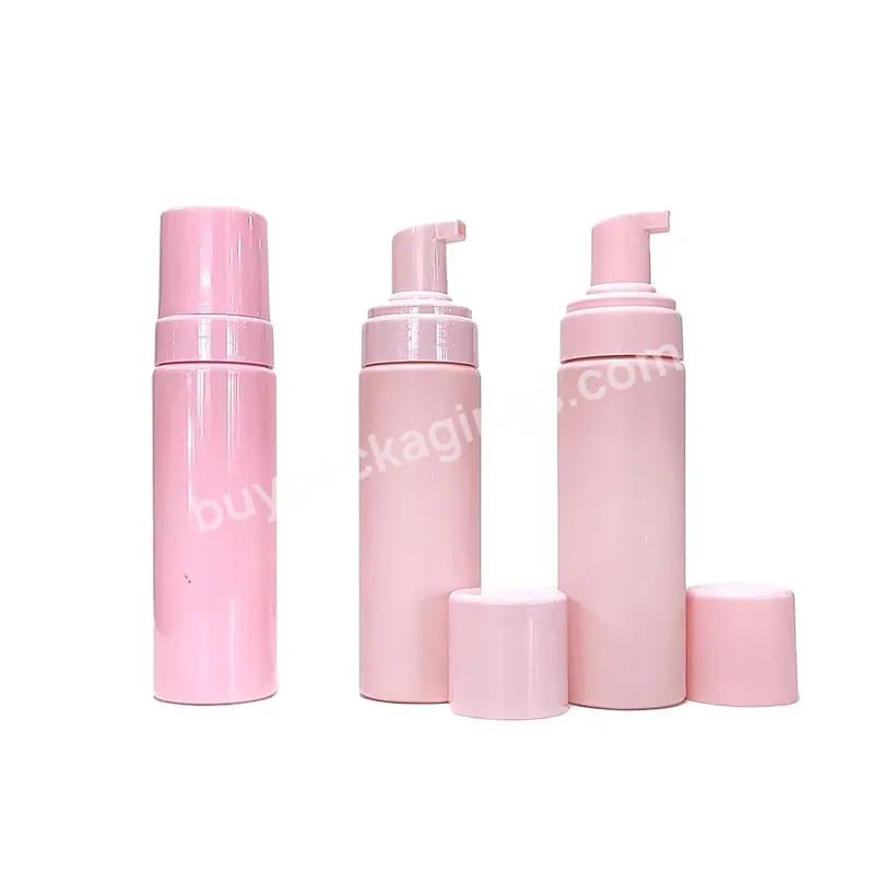 Empty 200ml Pet Plastic Foam Pump Dispenser Bottle For Hand Sanitizer