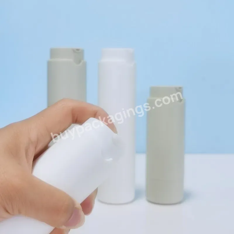 Empty 25ml 45ml Frosted Cream Cosmetic Lotion Resistant Luxury Plastic Acrylic Airless Pump Bottle With Pump