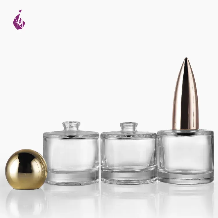 Empty 30ml Womens Glass Perfume Spray Bottles Circle Cologne Packaging 30 Ml Design Your Own Luxury Custom Perfume Bottle