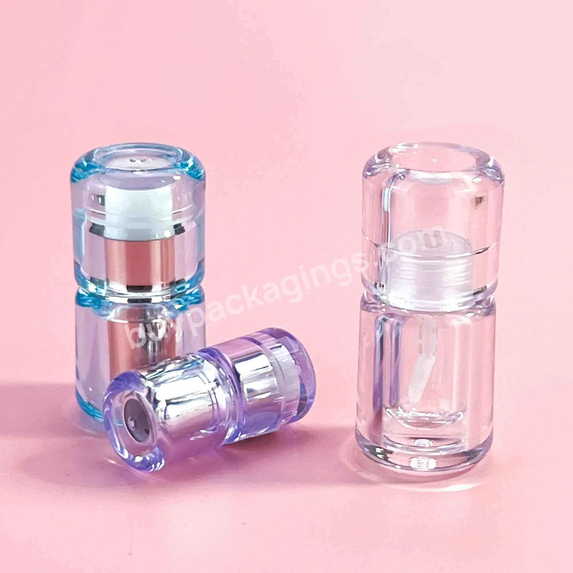 Empty 3ml Cute Lip Gloss Packaging Containers Unique Clear Cute Lipgloss Tubes Custom Logo Clear Lip Gloss Tubes For Kids