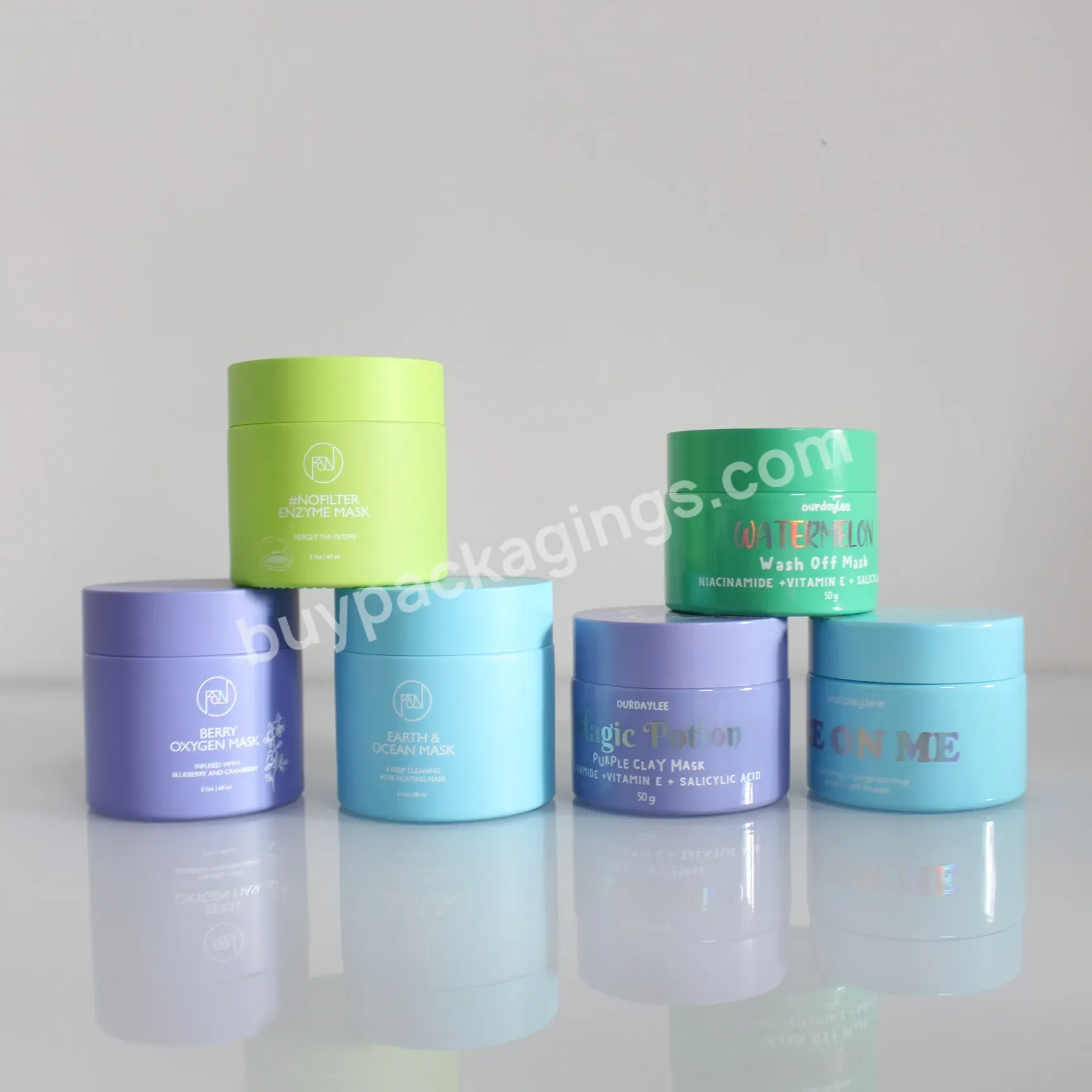 Empty 5 10grams 15ml 20 Ml 30 Grams 50g 50ml Cosmetic Frosted Glass Cream Jar With Black Lid