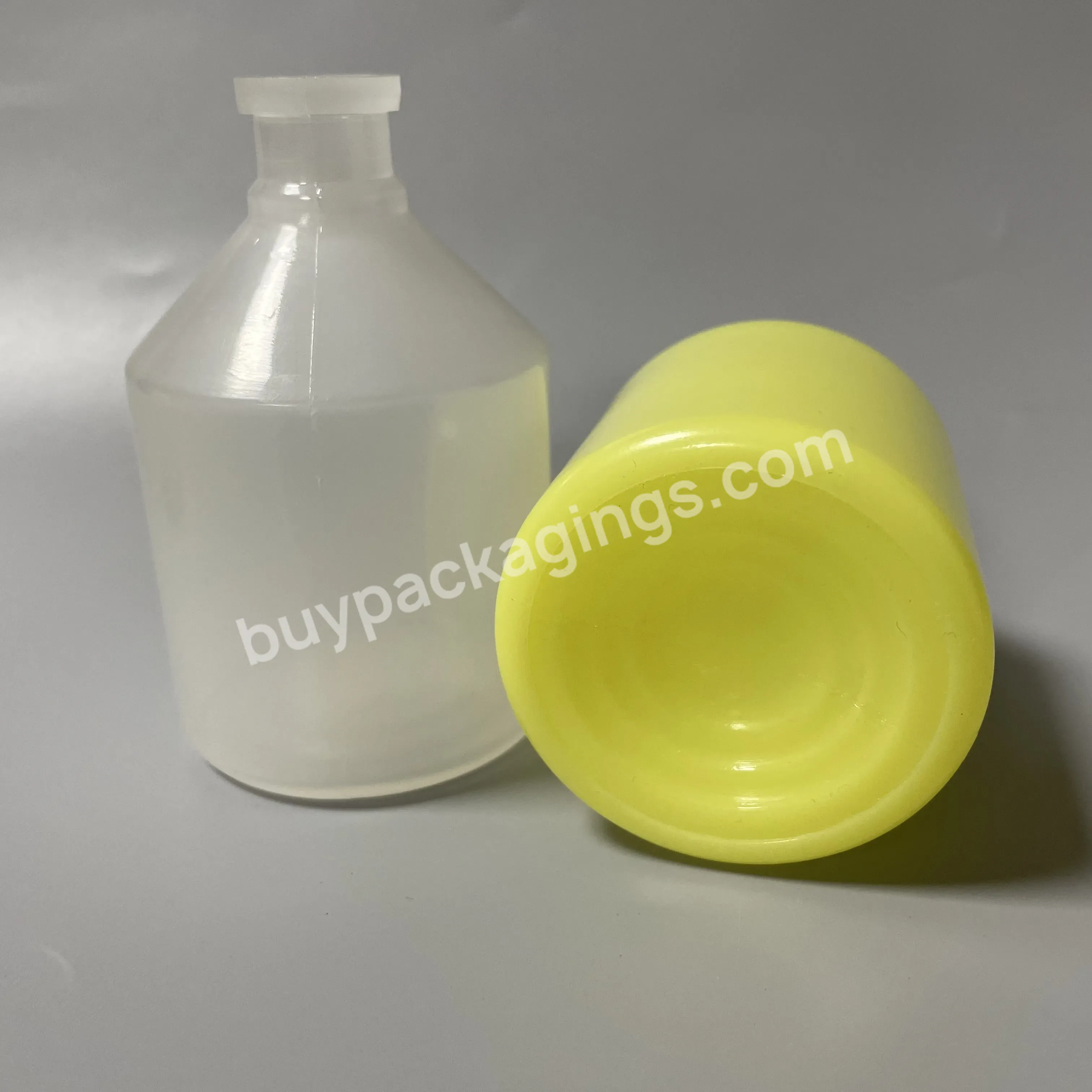 Empty 50ml 100ml Veterinary Animal Vaccine Container Plastic Vial Pp Pe Vaccine Injection Bottle