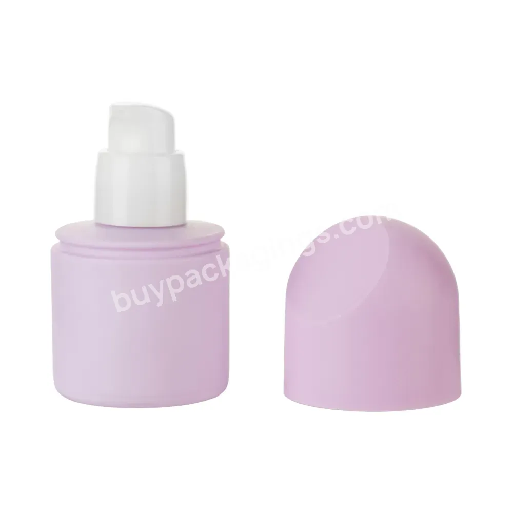 Empty 50ml Cream Plastic Travel Refillable Bottle Hdpe Lotion Container Cosmetic Packaging Face Serum Pump Bottle