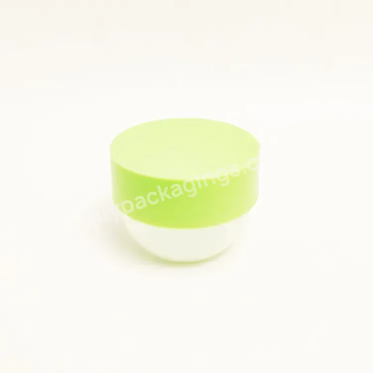 Empty 75ml Plastic Cosmetic Container Pot Bowl Shape Single Wall Facial Cream Jar Container Bottle