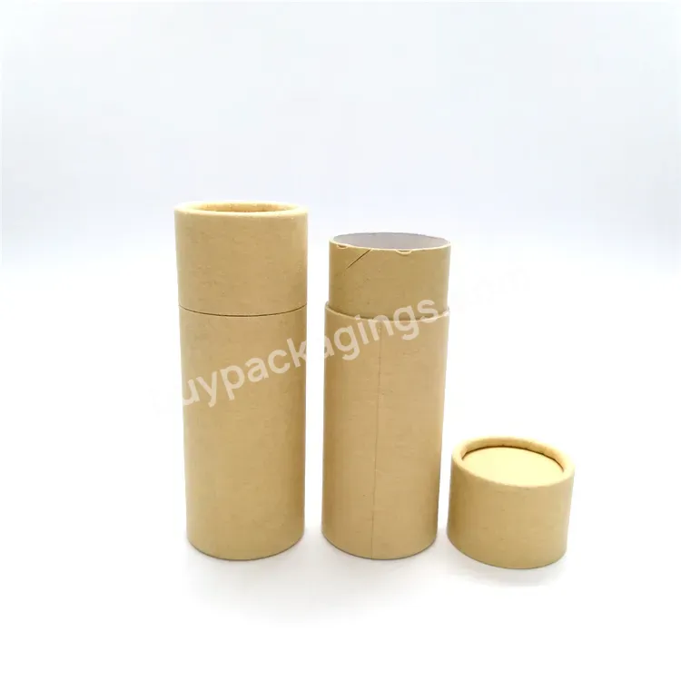 Empty Cardboard Paper Tube Push Up Style Lip Balm Paper Lipstick Tube