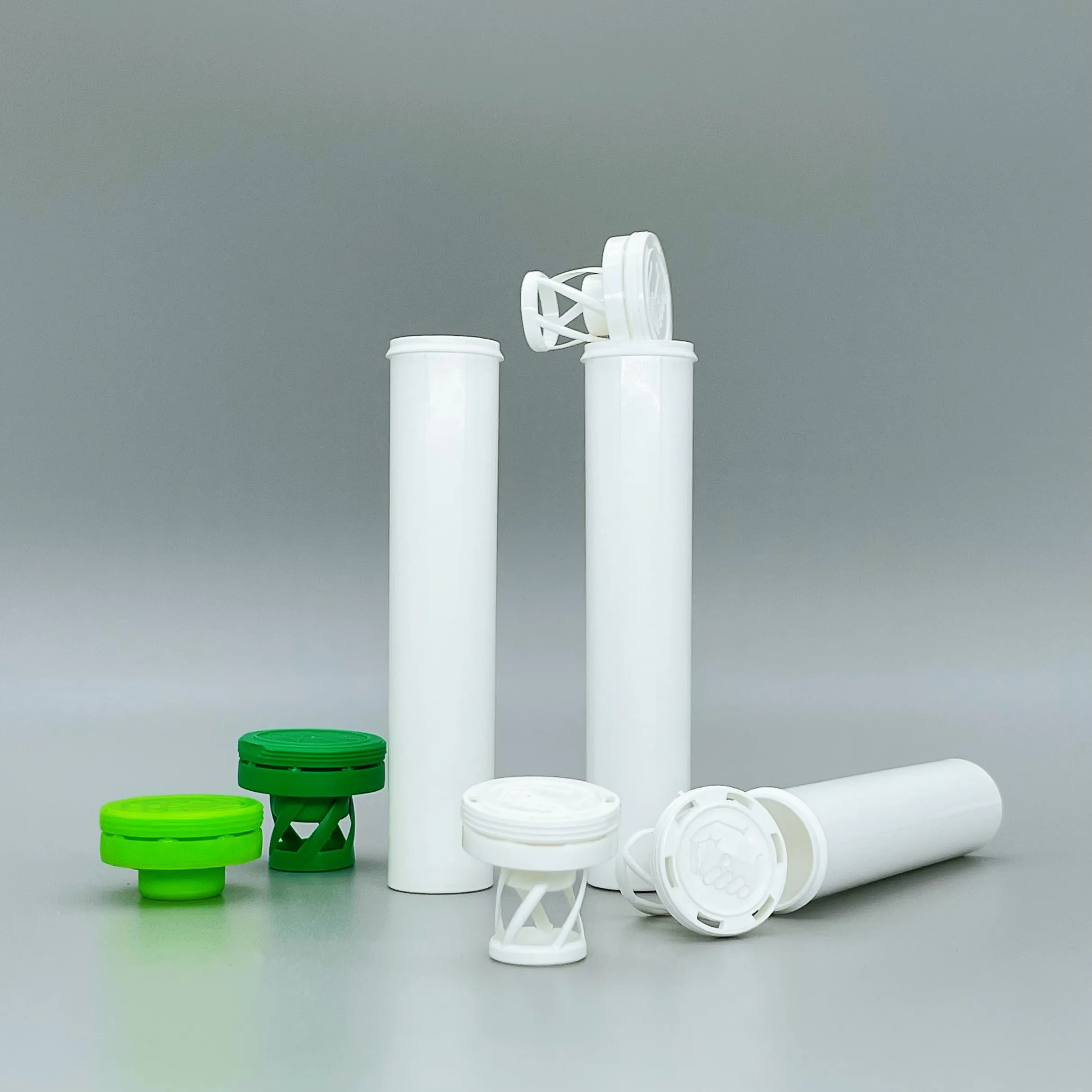 Empty Cheap 20 Tablet Effervescent Tablet Tubes 145 Mm Height Tube Bottles Vitamin C Bottles