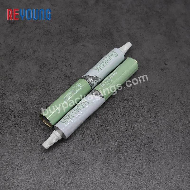 Empty Cheap Aluminum Plastic Nozzle Medicine Tubes Gel Lotion Packaging Tube For Cream