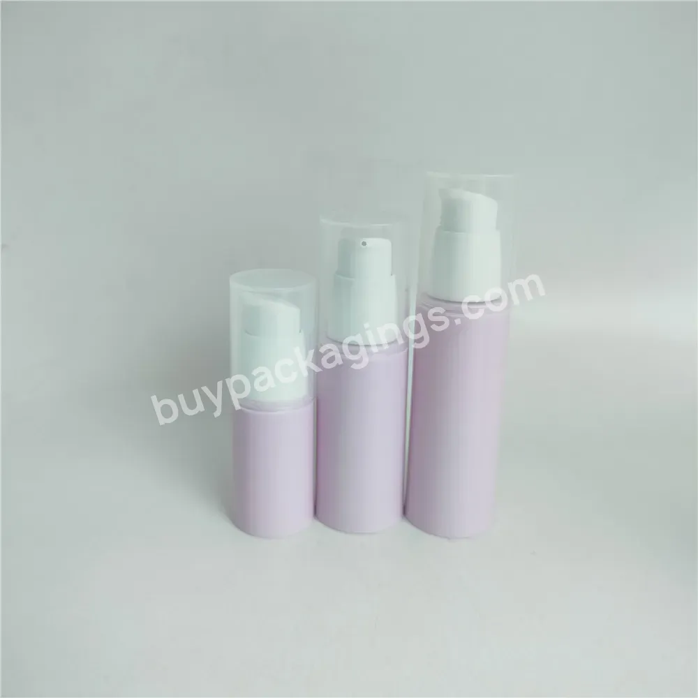 Empty Cosmetic Luxury Pp Airless Pump Bottle 15ml 30ml 50ml Customized Airless Serum Refillable Bottle