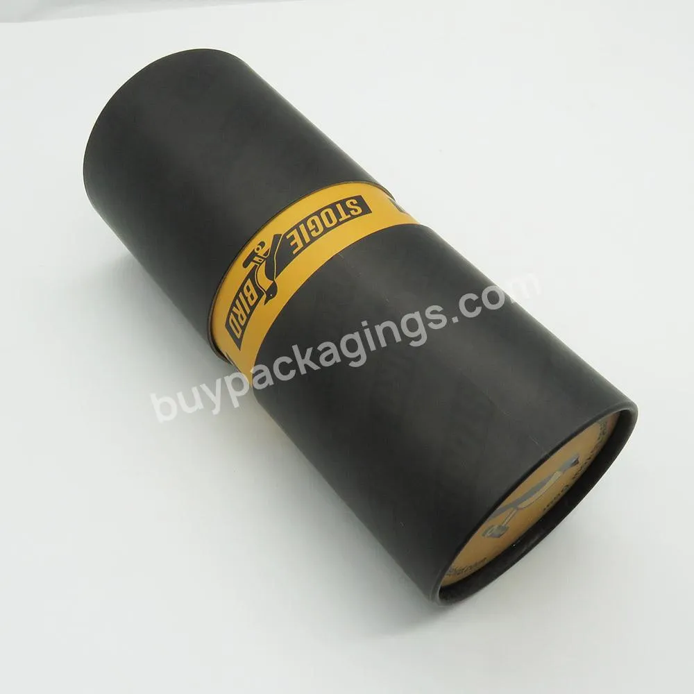 empty custom cigar case tubes wholesale cardboard paper tube box for cigar sampler packaging tube