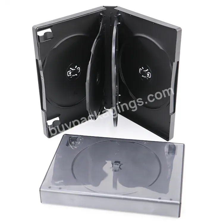 Empty Dvd Cases Cover Music Movie Recorder Plastic Black Storage Pp Cd Disc Case - Buy Cd Disc Case,Pp Cd Case,Empty Dvd Cases.