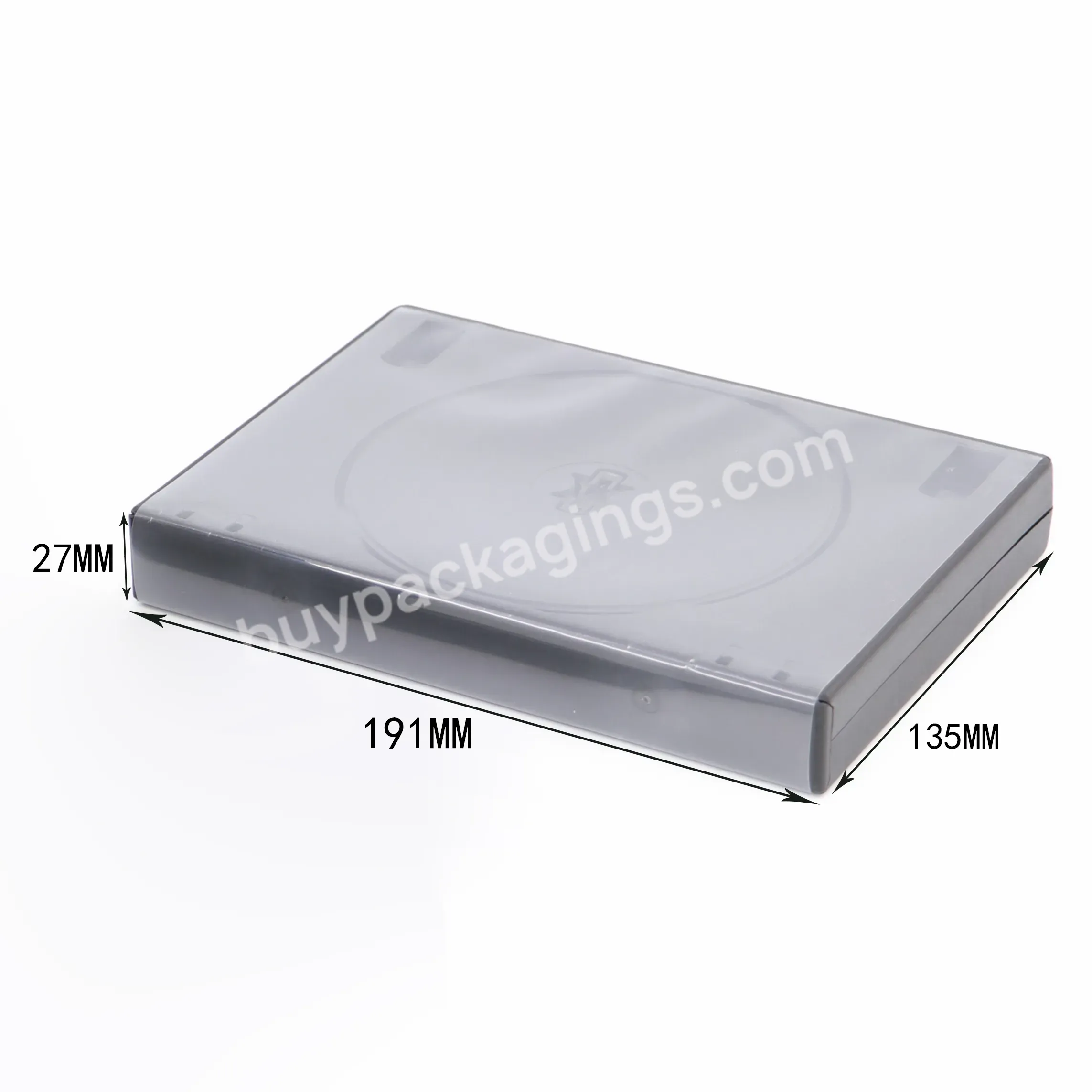 Empty Dvd Cases Cover Music Movie Recorder Plastic Black Storage Pp Cd Disc Case - Buy Cd Disc Case,Pp Cd Case,Empty Dvd Cases.